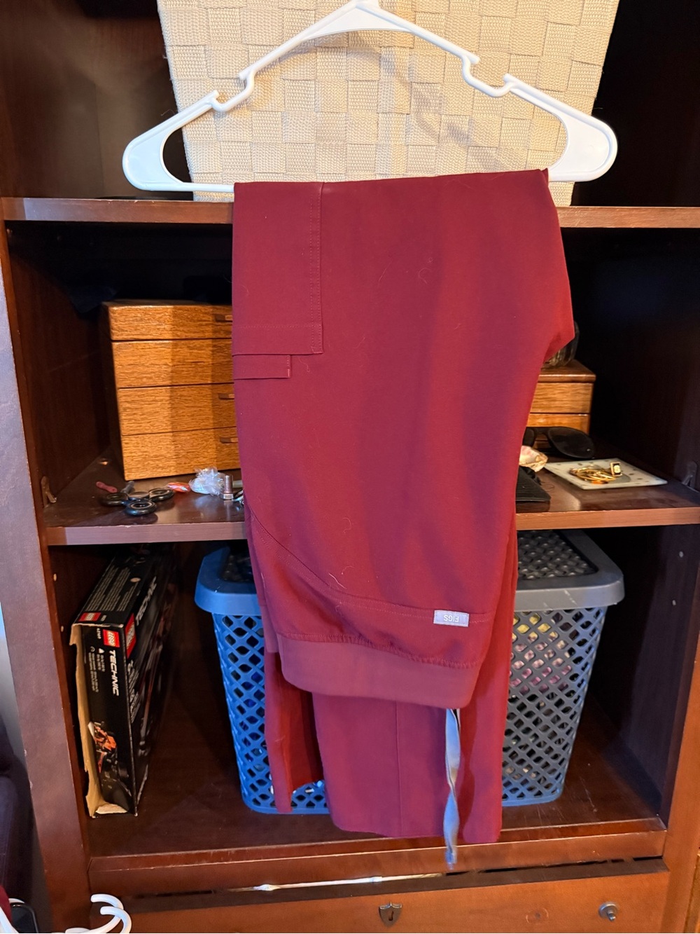 Figs Women's Burgundy Kade™ - Tall Cargo Scrub Pants